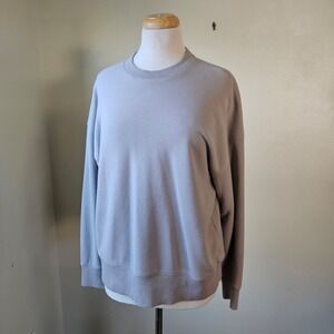Vuori Sedona Weekender Crew Neck Long Sleeve Sweatshirt Mauve Relaxed Fit Size S